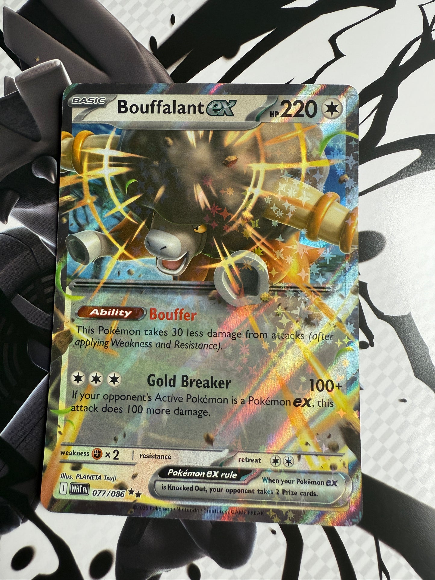 Bouffalant EX #77 | Pokemon | White Flare