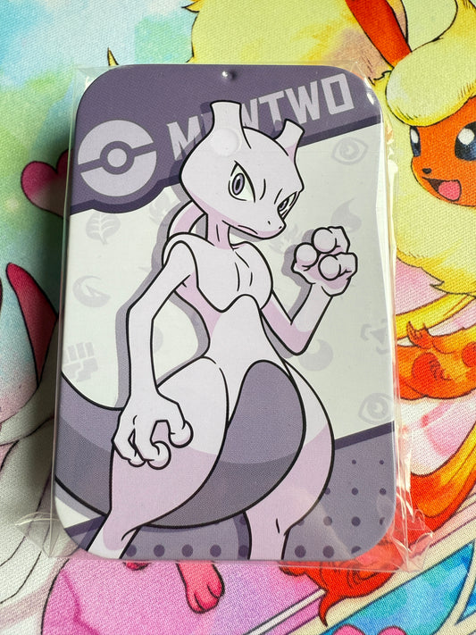 Pokemon - Chinese 151 | Damage Marker Metal Tin  Mewtwo