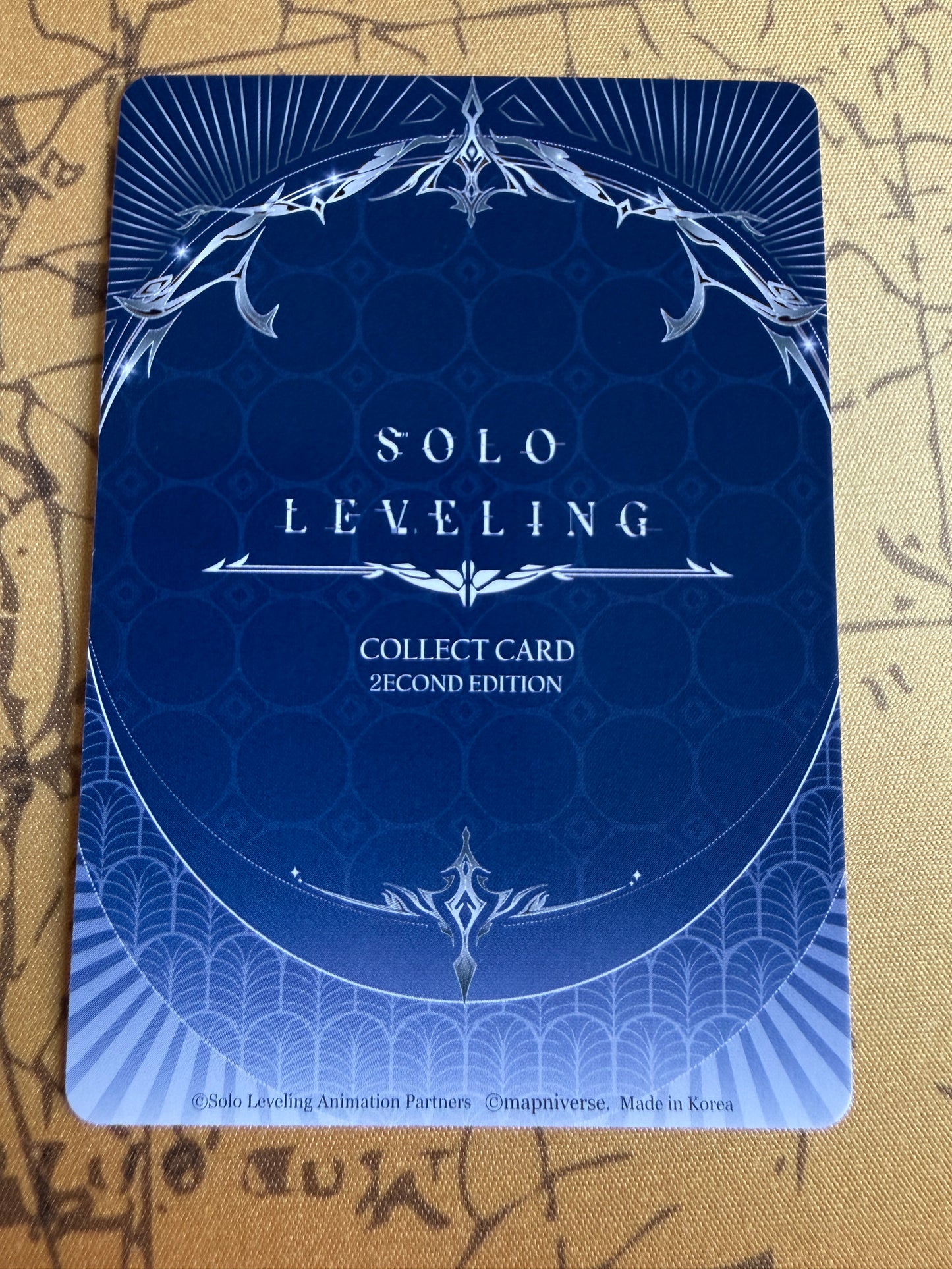 Sung Jinwoo PM SL2E-01 ID Card | Promo | Solo Leveling Volume 2 | Mapniverse | Korean