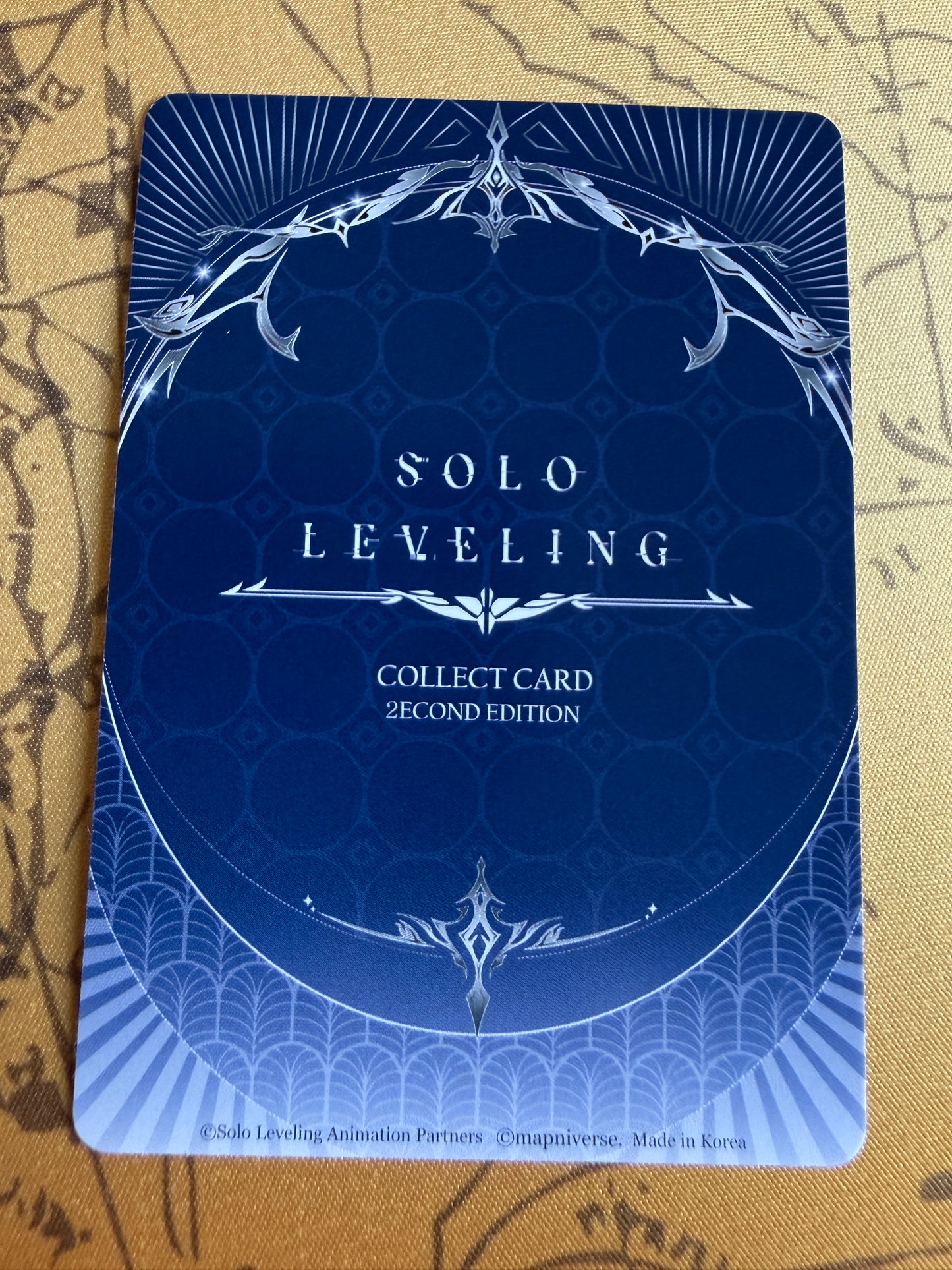 Baek Yoonho PM SL2E-05 ID Card | Promo | Solo Leveling Volume 2 | Mapniverse | Korean