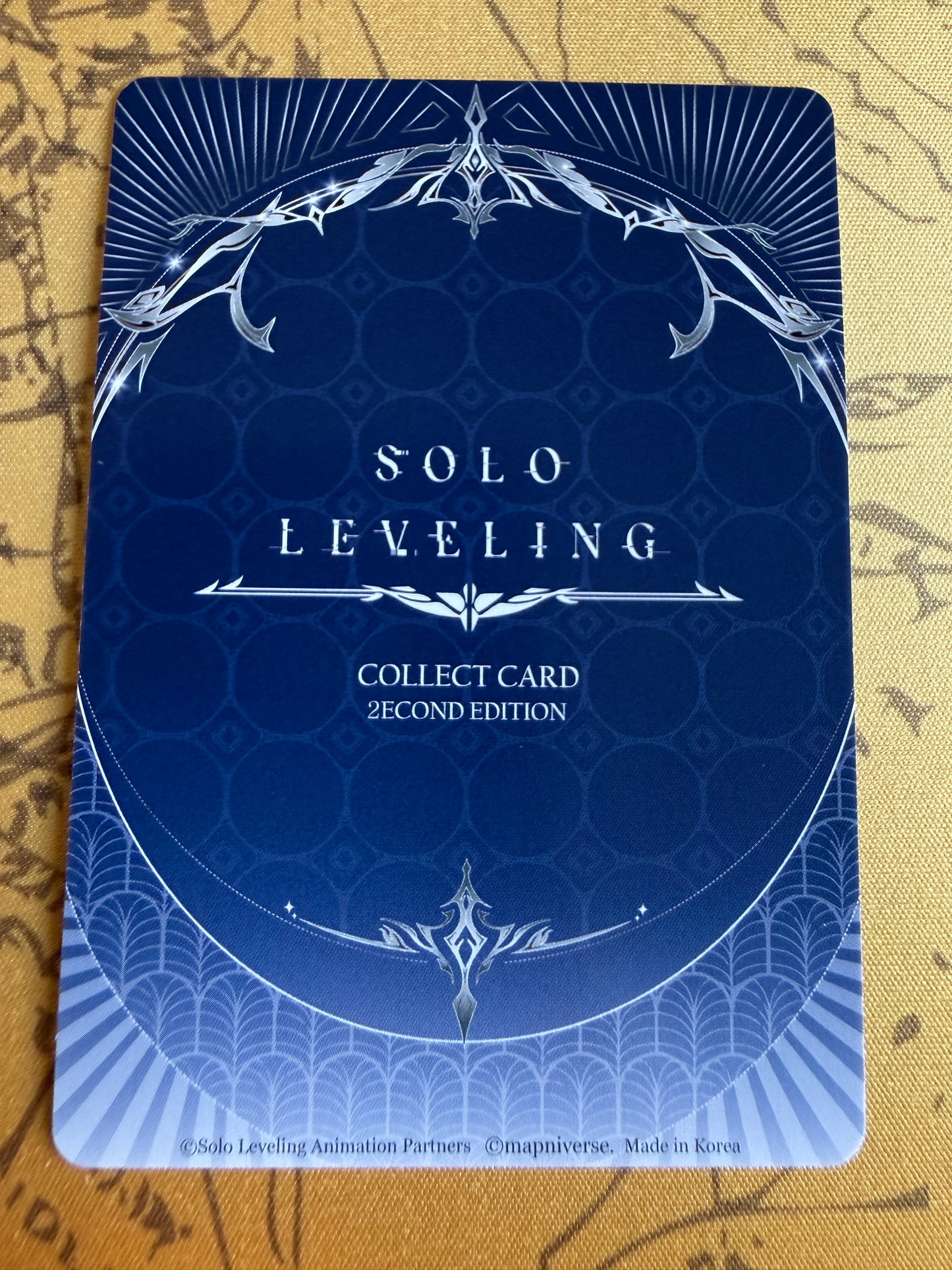 Baek Yoonho SR SL2E-072 | Solo Leveling Volume 2 | Mapniverse | Korean