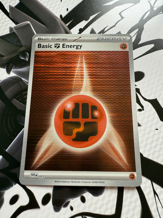 Fighting Energy Holo | Pokemon | Black Bolt / White Flare