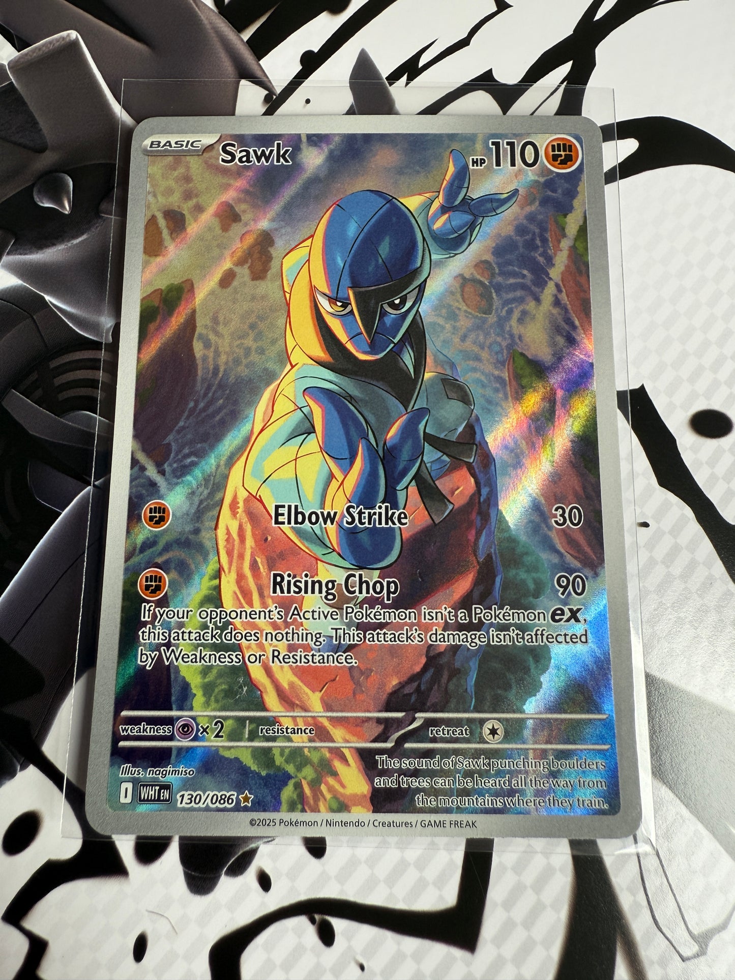Sawk #130 | Pokemon | Black Bolt & White Flare
