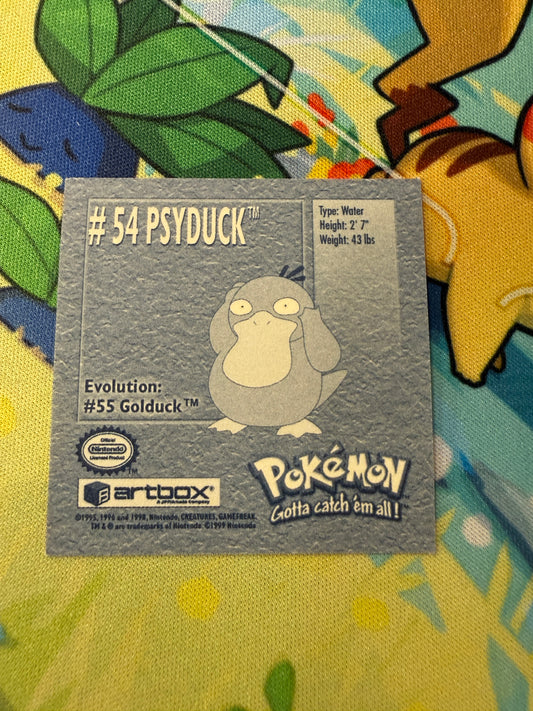 Psyduck #54 | Pokemon Artbox Stickers