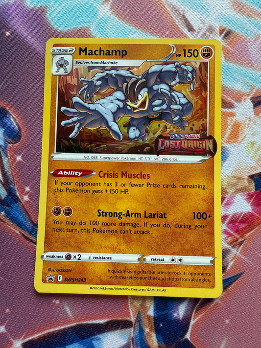 Machamp #SWSH243 STAMPED | Pokemon Promo | Sword and Shield Lost Origin