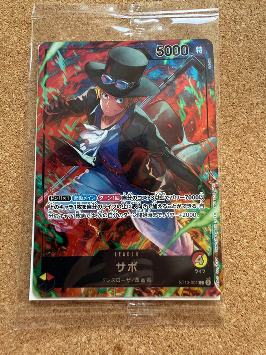 Sabo ST-13-001 SEALED | 7/11 Promo | One Piece | Japanese