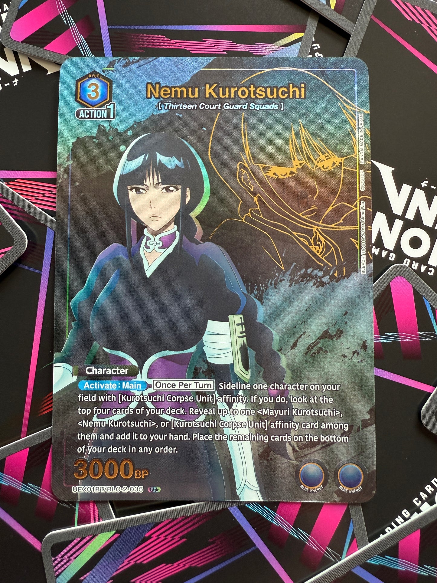 Union Arena | Thousand-Year Blood War Vol 2 | English | Nemu Kurotsuchi U* | UEX01BT/BLC-2-03