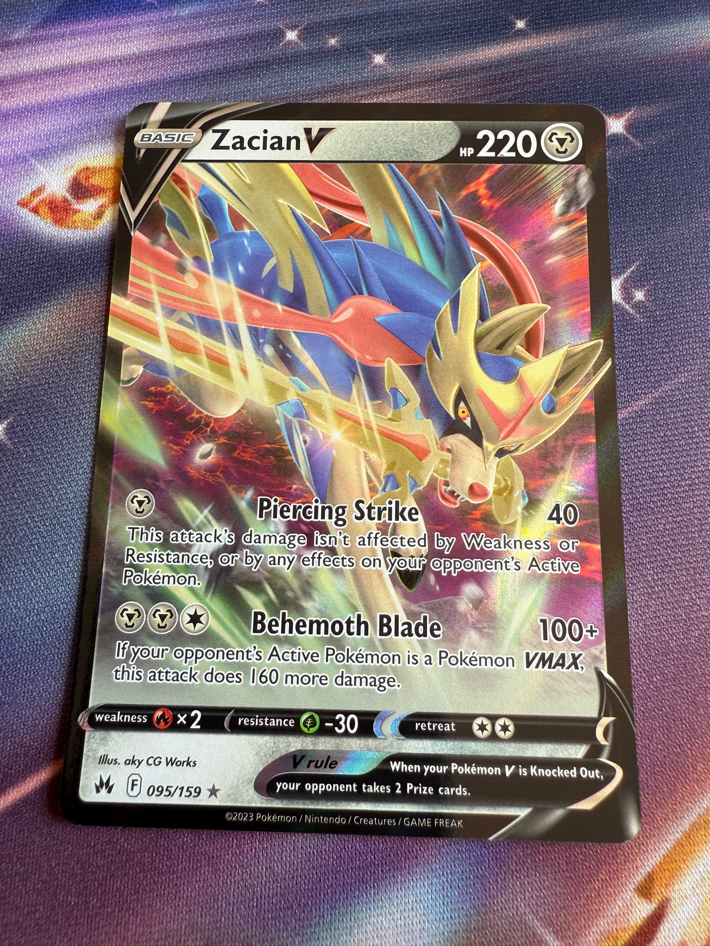 Zacian V #95 | Pokemon | Crown Zenith