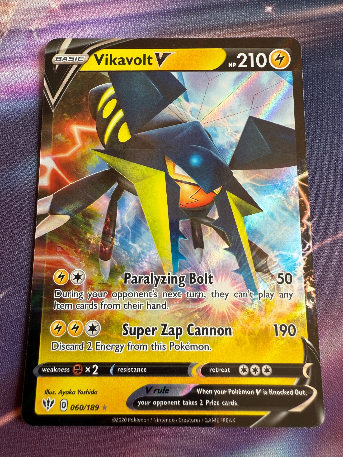 Vikavolt V #60 | Pokemon | Darkness Ablaze