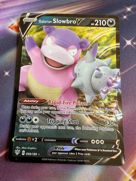 Galarian Slowbro V #99 | Pokemon | Darkness Ablaze