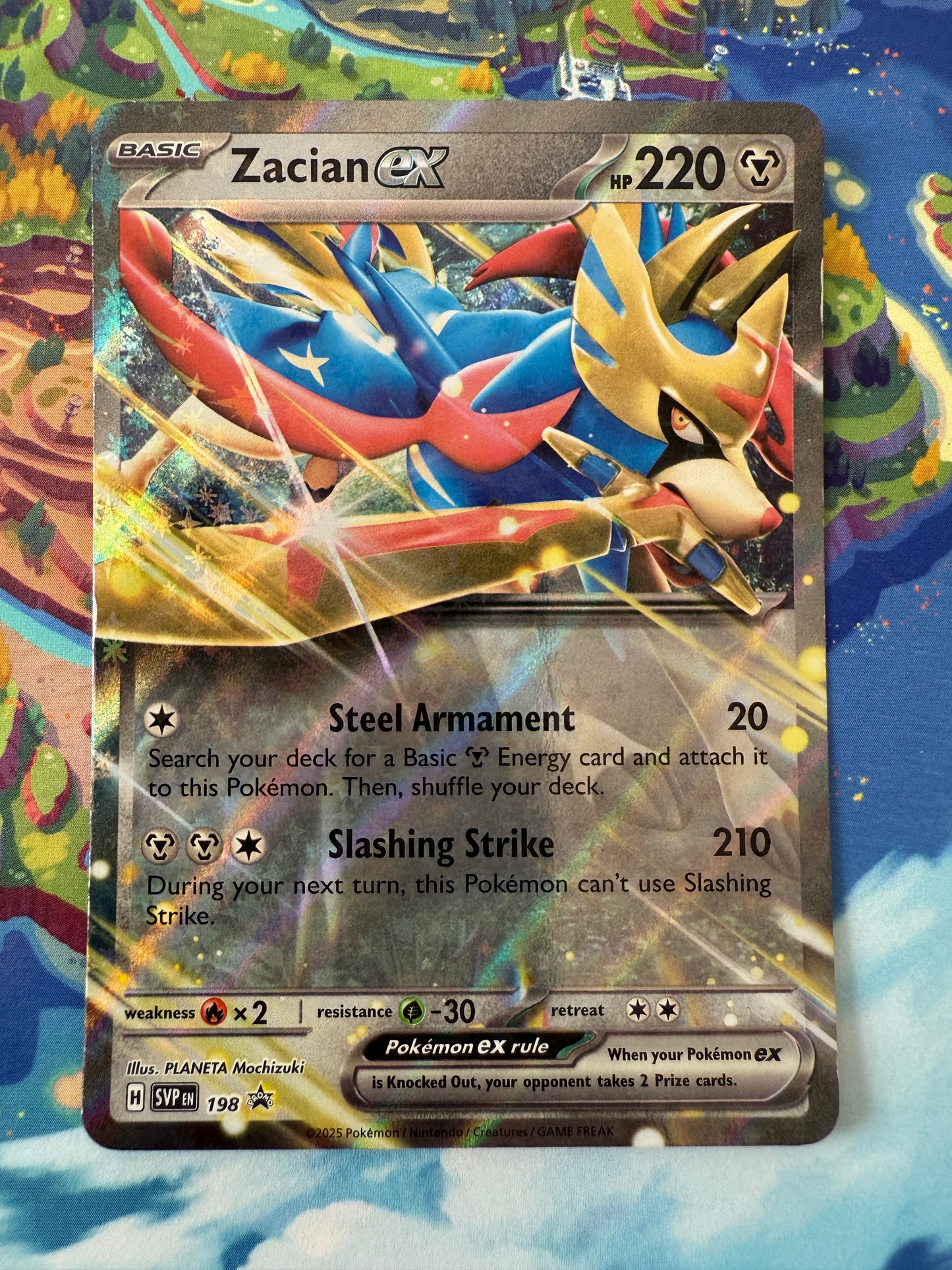 Zacian Ex #198 Pokemon Promo