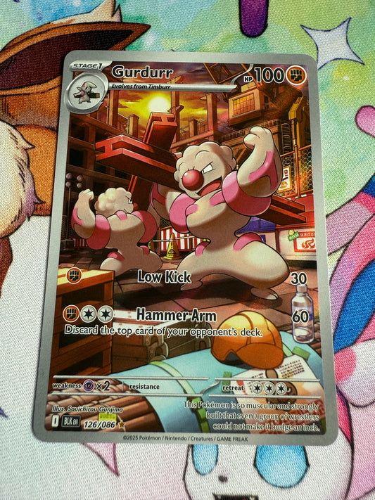 Gurdurr #126 | Pokemon | Black Bolt / White Flare