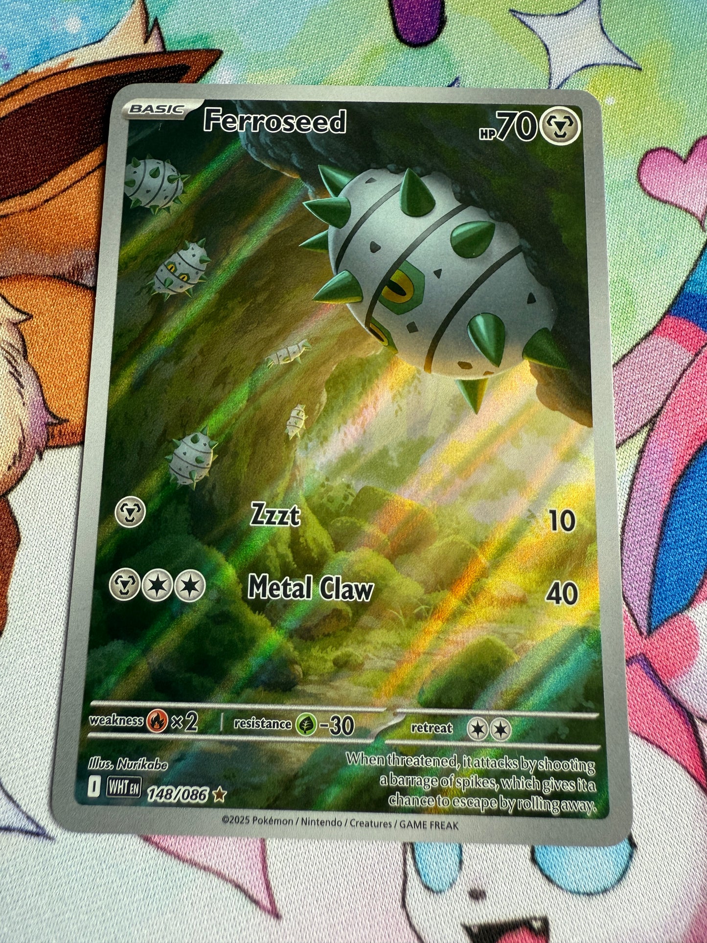Ferroseed #148 | Pokemon | Black Bolt / White Flare