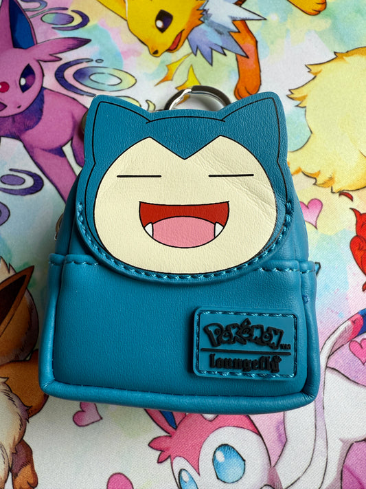 Loungefly Pokemon Backpack Keychains | Snorlax