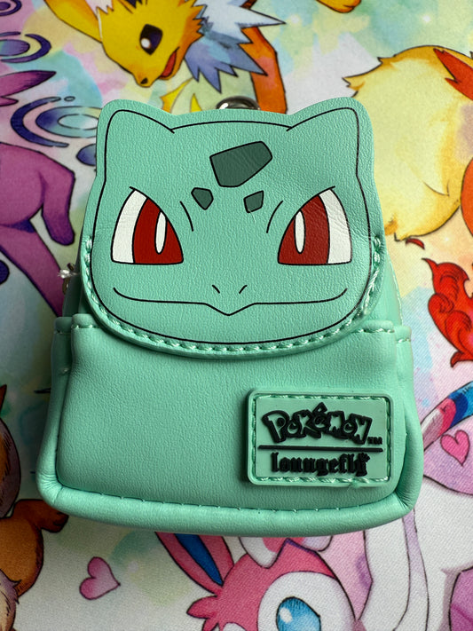 Loungefly Pokemon Backpack Keychains | Bulbasaur