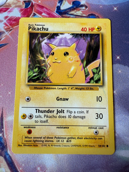 Pikachu #58 | Pokemon | Base Set | 1999