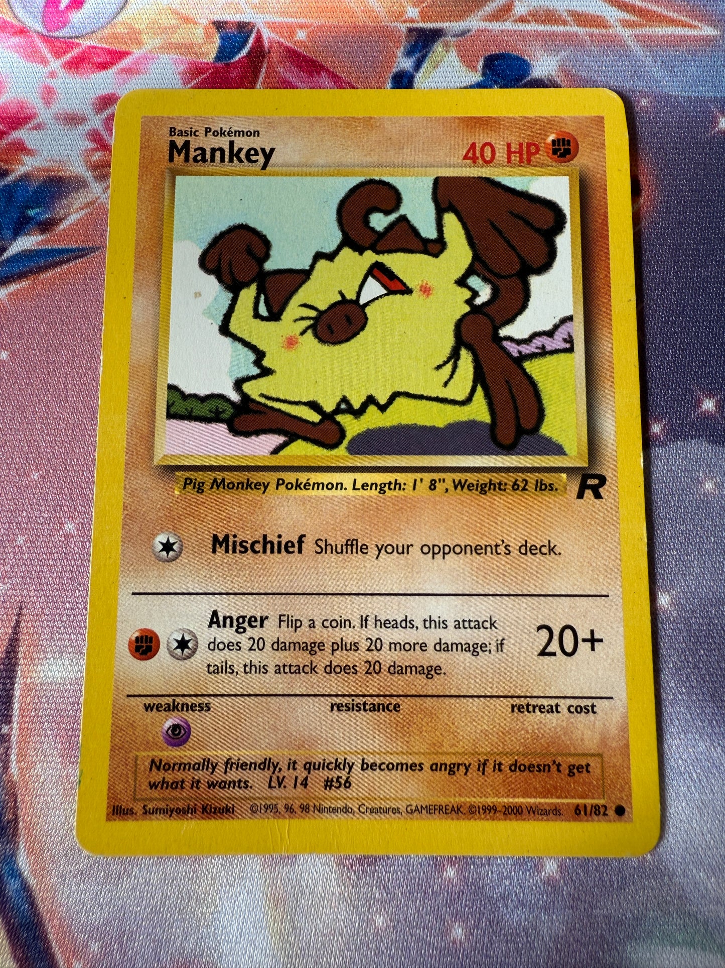 Mankey #61 | Pokemon | Team Rocket