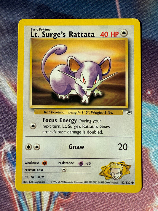 Lt. Surge's Rattata #82 Pokemon Gym Heroes