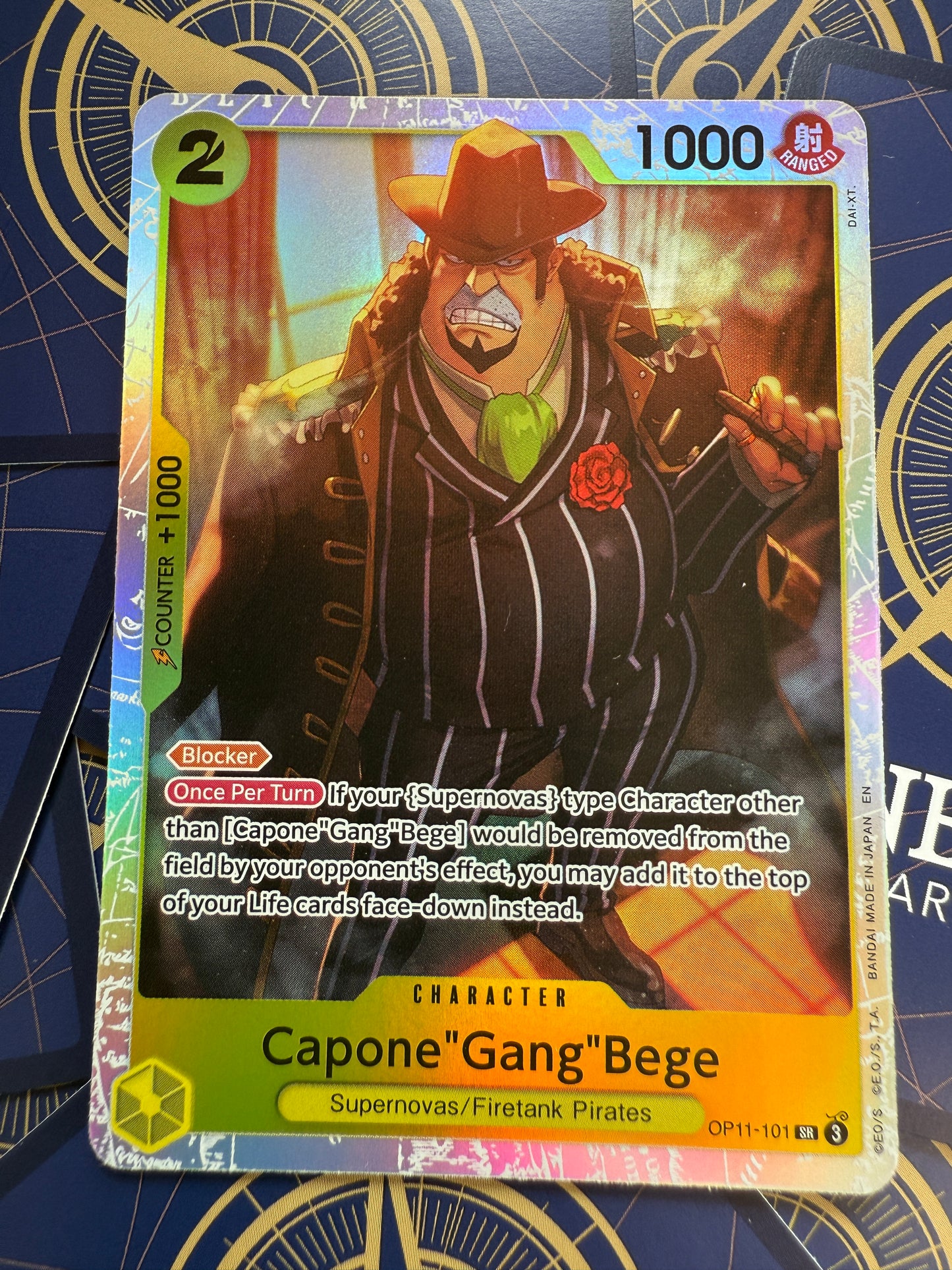 Capone Gang Bege OP11-101 One Piece Fist Of Divine Speed