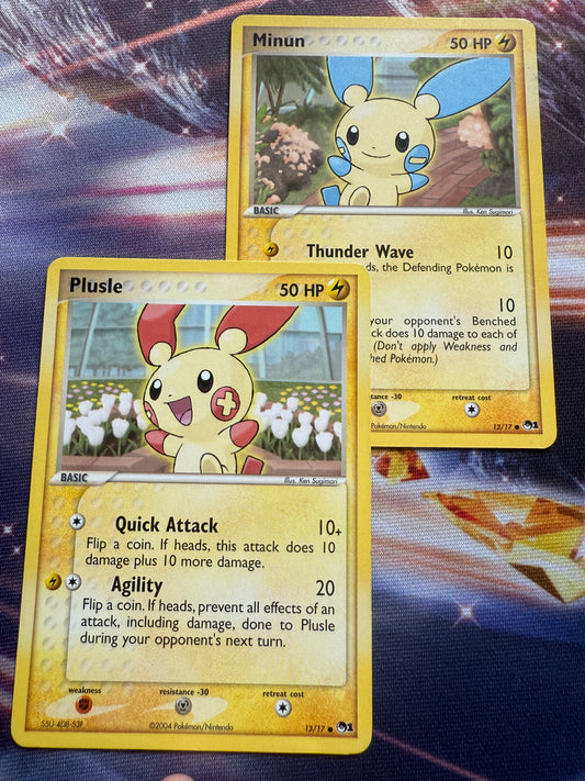 Plusle #13 & Minun #12 | Pokemon POP Series 1