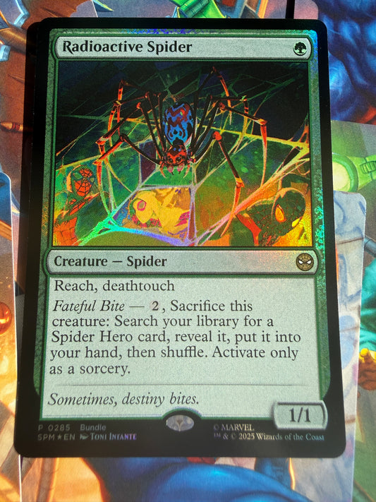 Magic The Gathering | Marvel Spider-Man | Radioactive Spider 285 Promo Foil