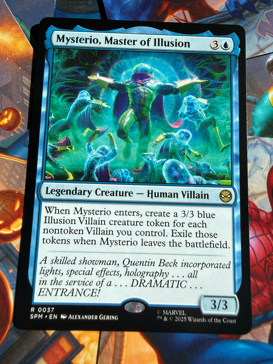 Magic The Gathering | Marvel Spider-Man | Mysterio, Master of Illusion R 37