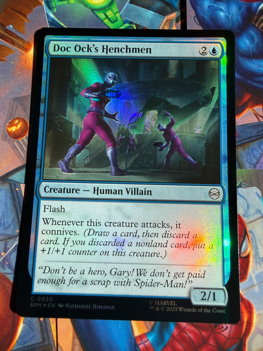 Magic The Gathering | Marvel Spider-Man | Doc Ock's Henchmen C 30 Foil