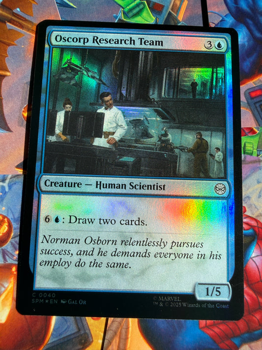 Magic The Gathering | Marvel Spider-Man | Oscorp Research Team C 40 Foil