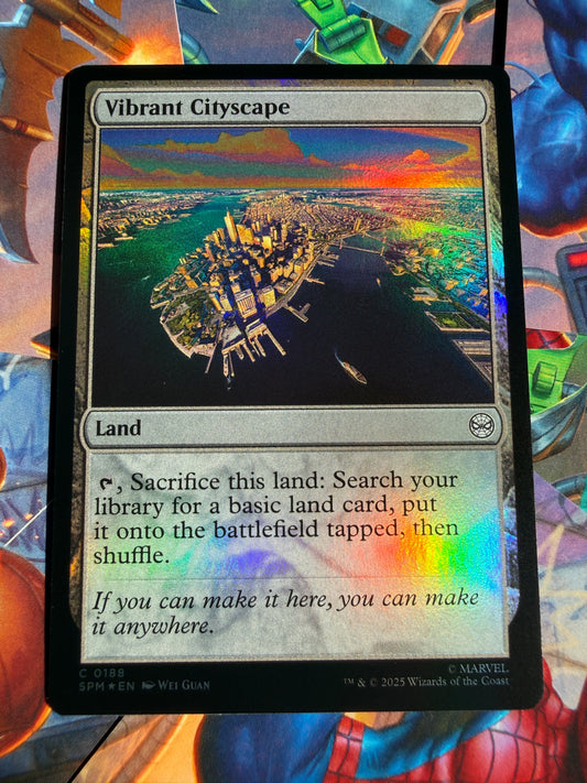 Magic The Gathering | Marvel Spider-Man | Vibrant Cityscape C 188 Foil