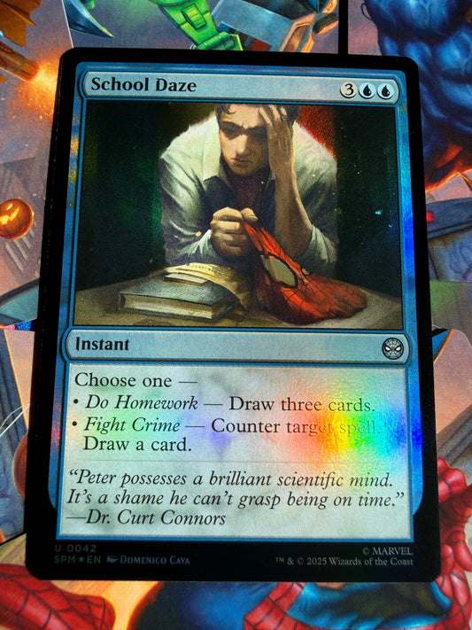 Magic The Gathering | Marvel Spider-Man | School Daze U 42 Foil
