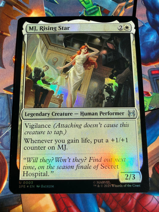 Magic The Gathering | Marvel Spider-Man | MJ Rising Star U 3 Foil
