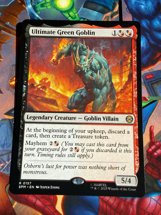 Magic The Gathering | Marvel Spider-Man | Ultimate Green Goblin R 157