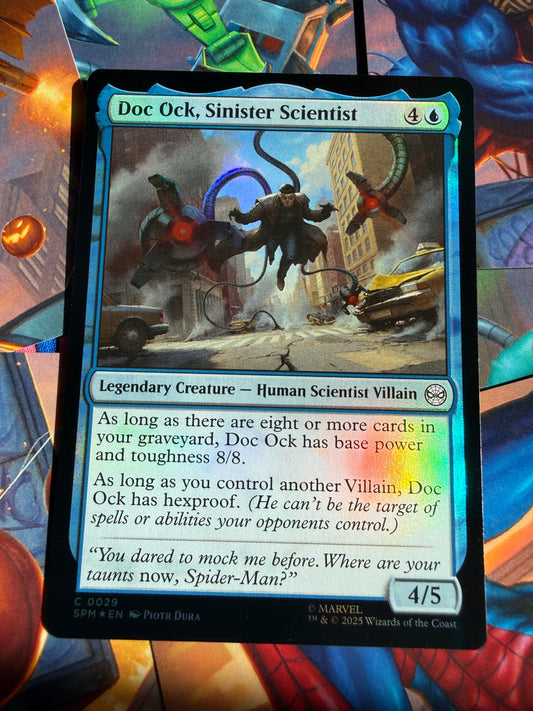Magic The Gathering | Marvel Spider-Man | Doc Ock, Sinister Scientist C 29 Foil