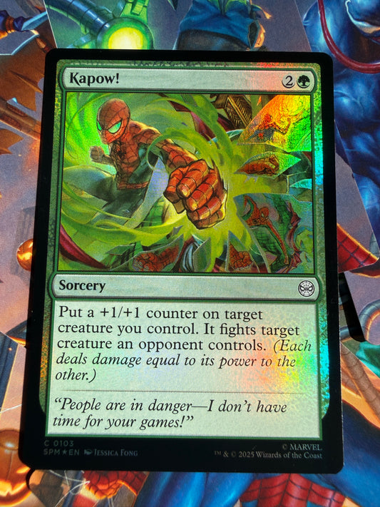 Magic The Gathering | Marvel Spider-Man | Kapow! C 103 Foil