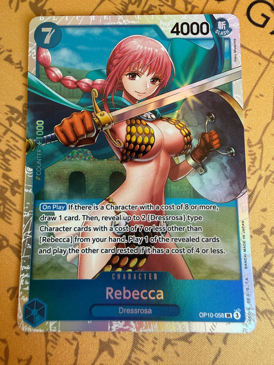 One Piece | English | Rebecca OP10-058 SR
