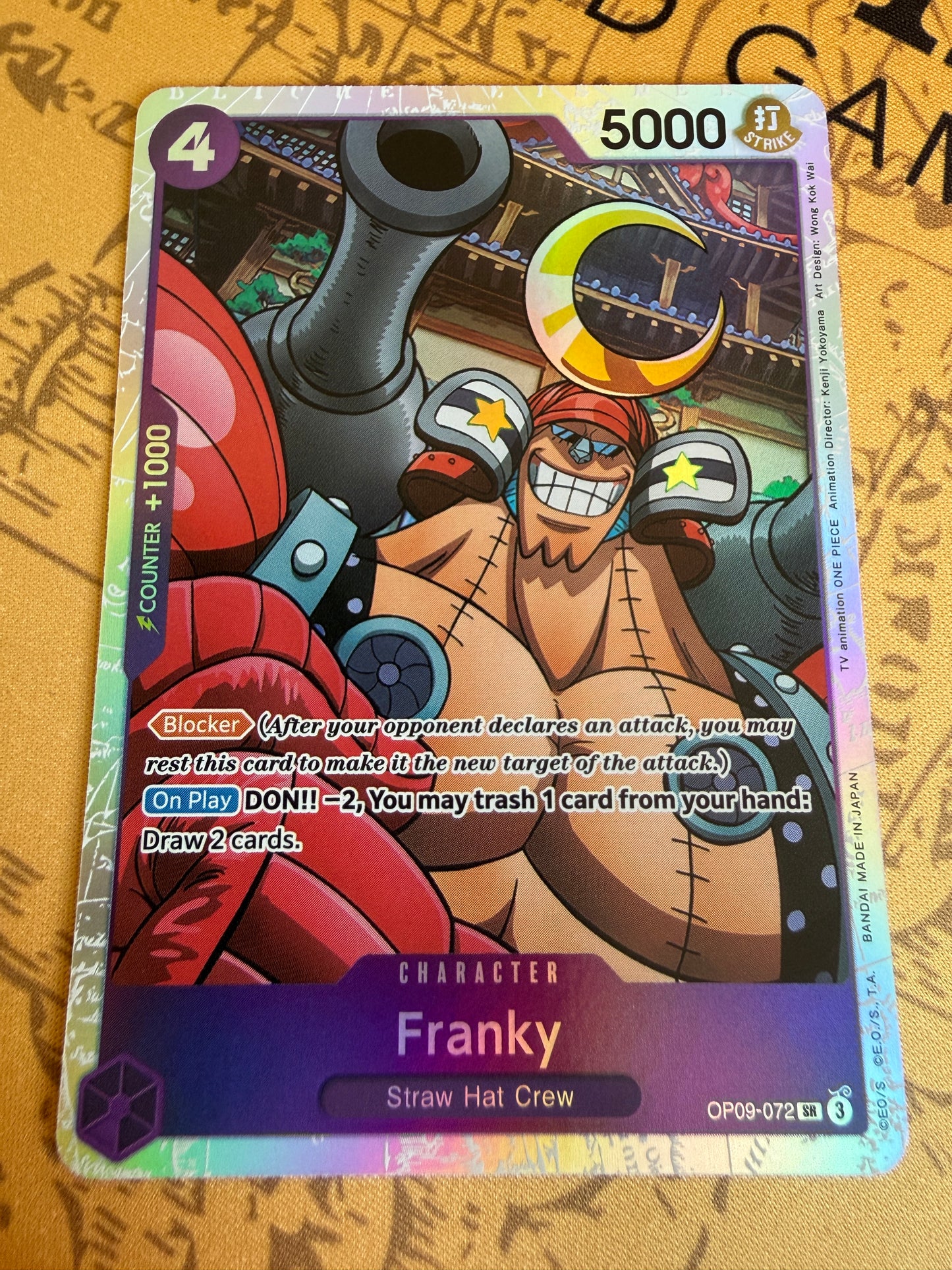 One Piece | English | Franky OP09-072 SR