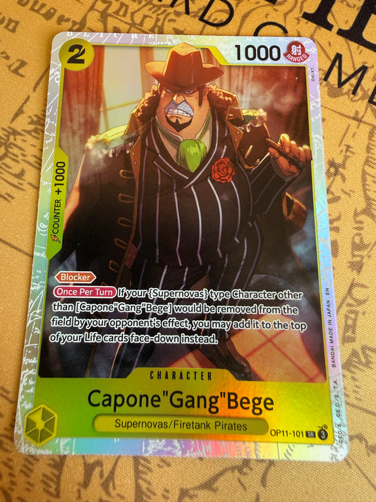 One Piece | English | Capone "Gang" Bege OP11-101 SR