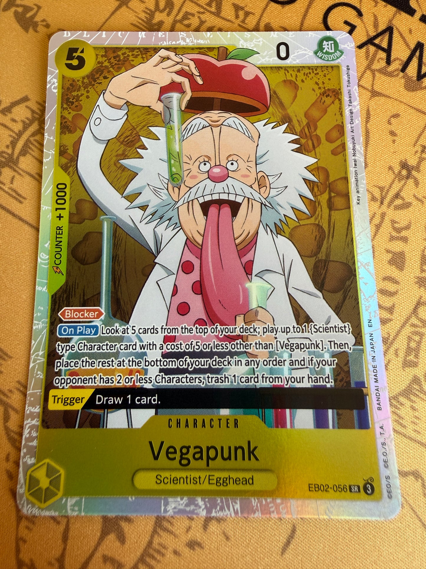 One Piece | English | Vegapunk EB02-056 SR