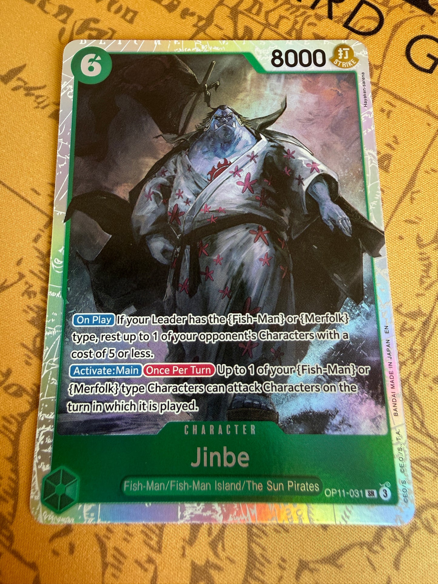 One Piece | English | Jinbe OP11-031 SR