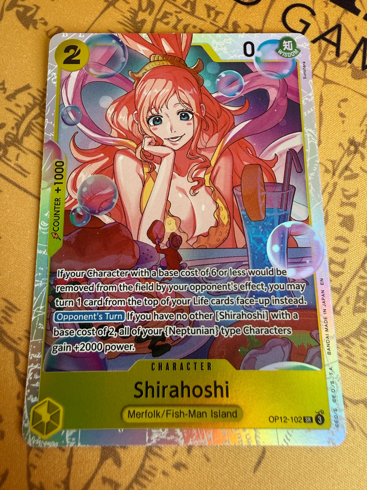 One Piece | English | Shirahoshi OP12-102 SR