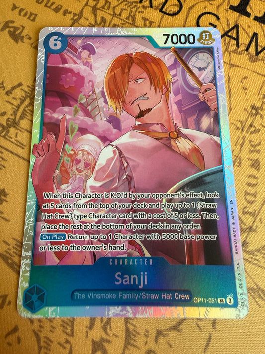 One Piece | English | Sanji OP11-051 SR