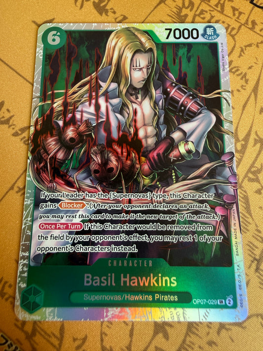 One Piece | English | Basil Hawkins OP07-029 SR