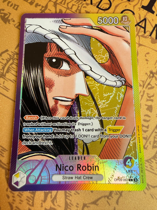One Piece | English | Nico Robin OP09-062 L* Alternative Art