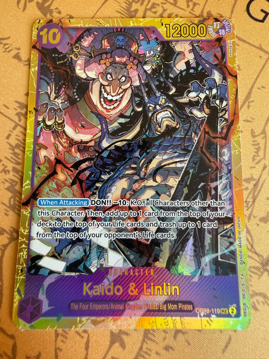 One Piece | English | Kaido & Linlin OP08-119 SEC