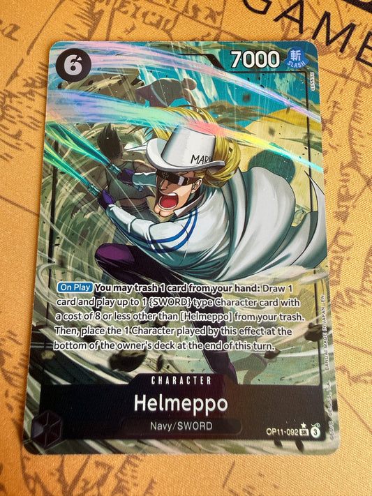 One Piece | English | Helmeppo OP11-092 SR* Alternate Art