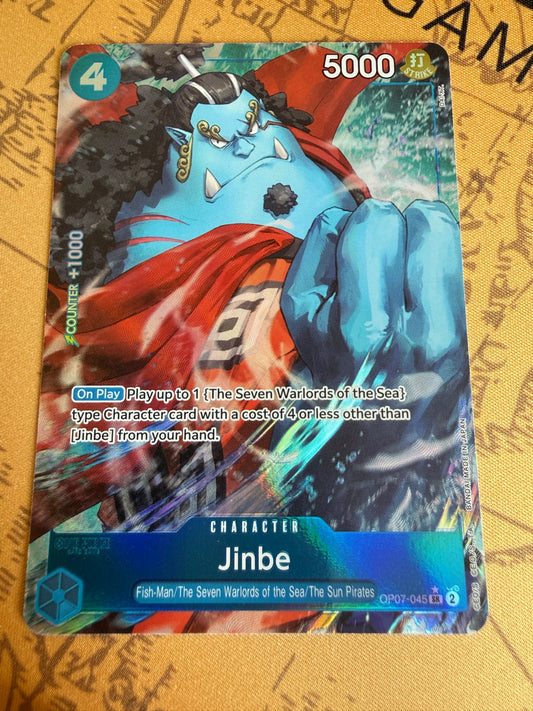 One Piece | English | Jinbe OP07-045 SR* Alternate Art