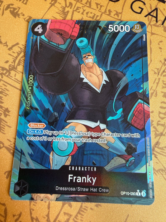 One Piece | English | Franky OP10-090 R* Alternate Art