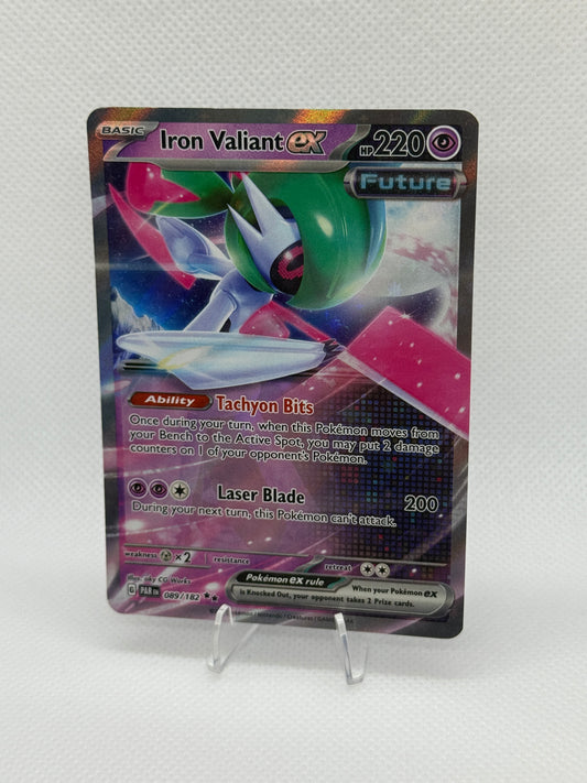 Pokemon Paradox Rift English Card | PAR | Iron Valiant EX #89