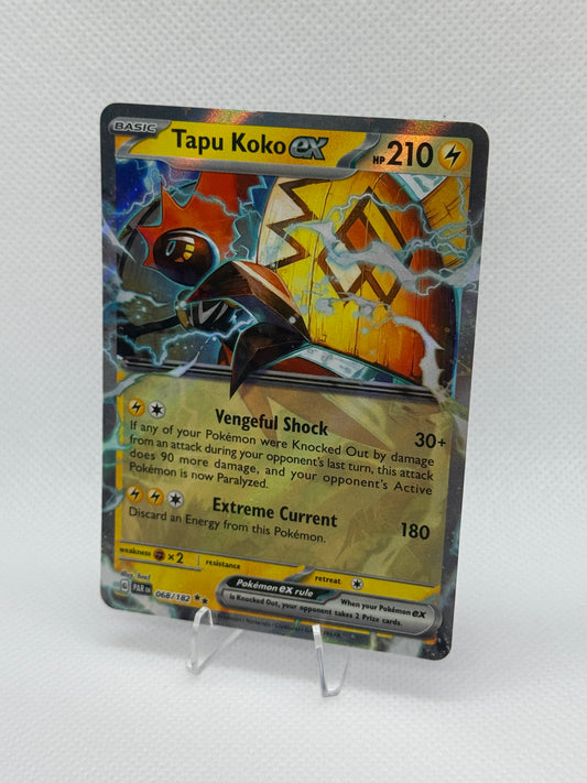 Pokemon Paradox Rift English Card | PAR | Tapu Koko EX #68