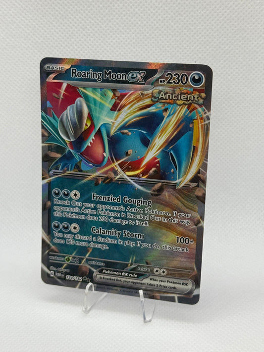 Pokemon Paradox Rift English Card | PAR | Roaring Moon EX #124